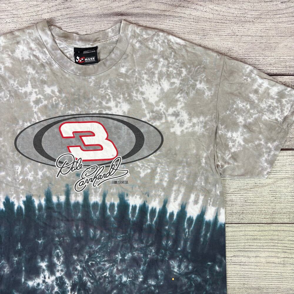 Vintage 1990s Dale Earnhardt Tie Dye Nascar Racing T-shirt